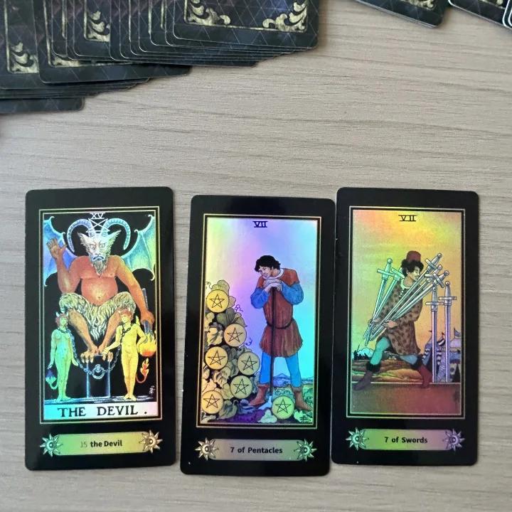 Rider -Waite Tarot card deck 11.5*6.9cm Laser craft, waterproof, dustproof and wear-resistant
