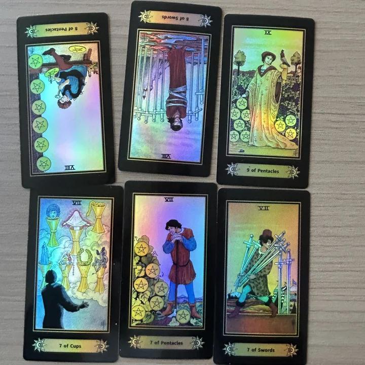 Rider -Waite Tarot card deck 11.5*6.9cm Laser craft, waterproof, dustproof and wear-resistant