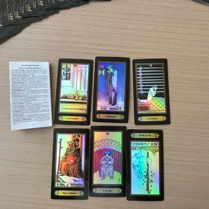 Rider -Waite Tarot card deck 11.5*6.9cm Laser craft, waterproof, dustproof and wear-resistant