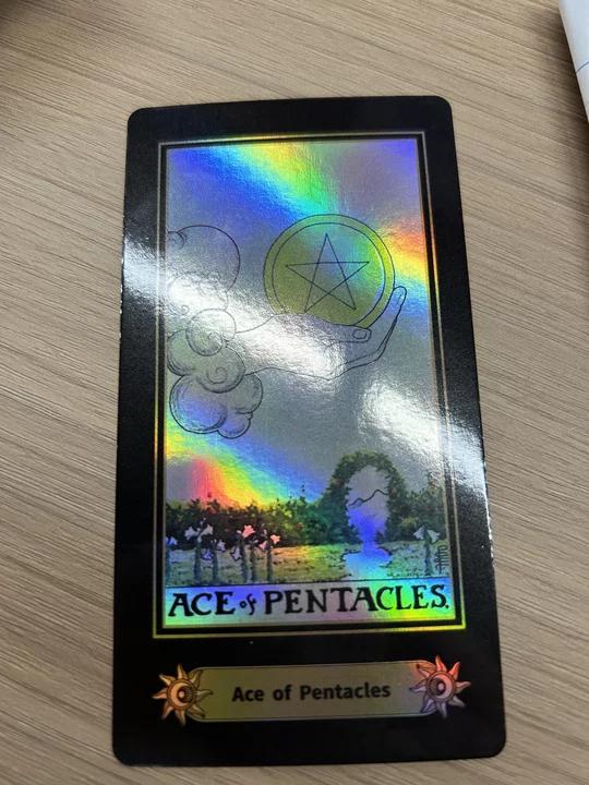 Rider -Waite Tarot card deck 11.5*6.9cm Laser craft, waterproof, dustproof and wear-resistant