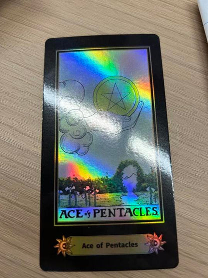 Rider -Waite Tarot card deck 11.5*6.9cm Laser craft, waterproof, dustproof and wear-resistant