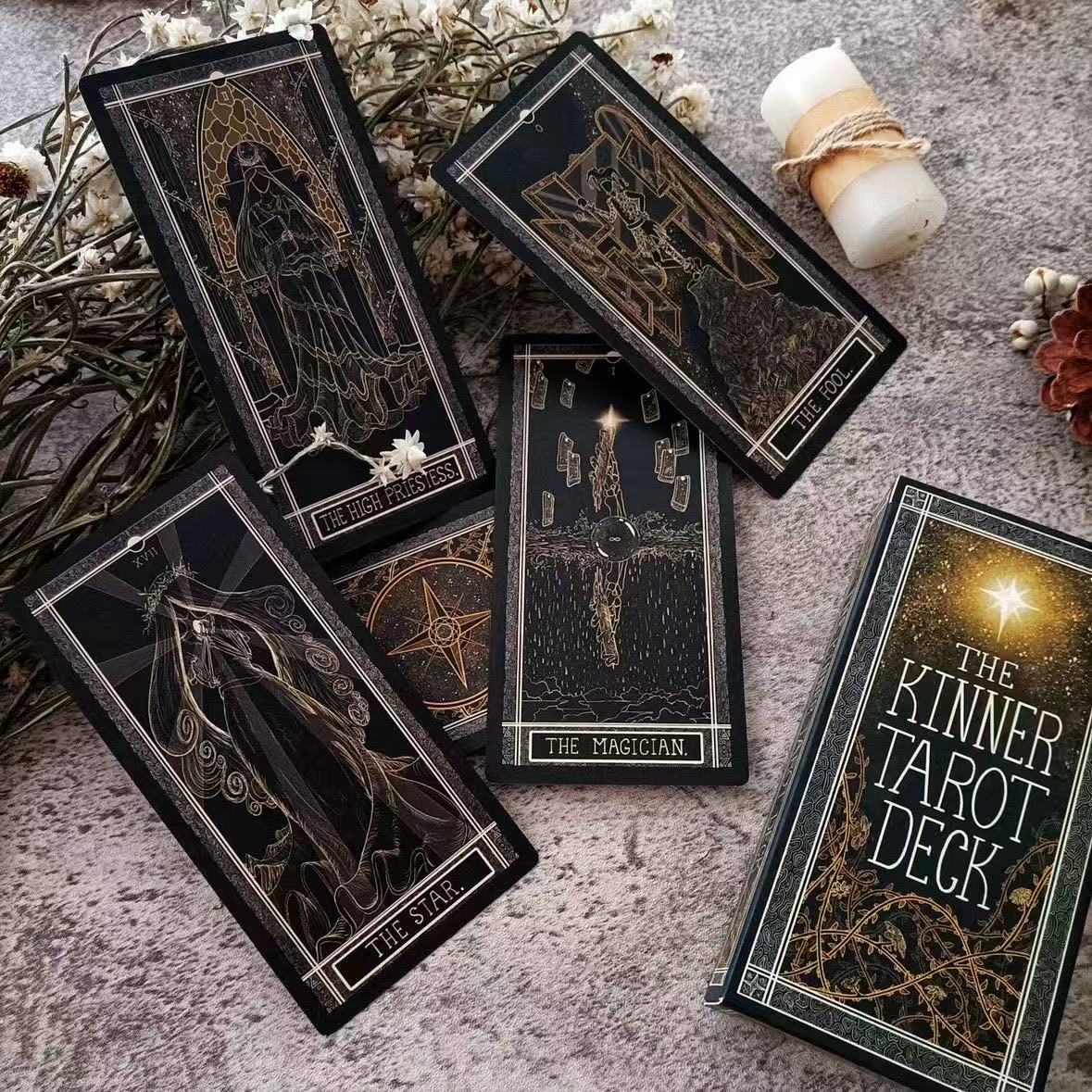 The Kinner Tarot card deck 11*5cm (78 Cards), Oracle Cards