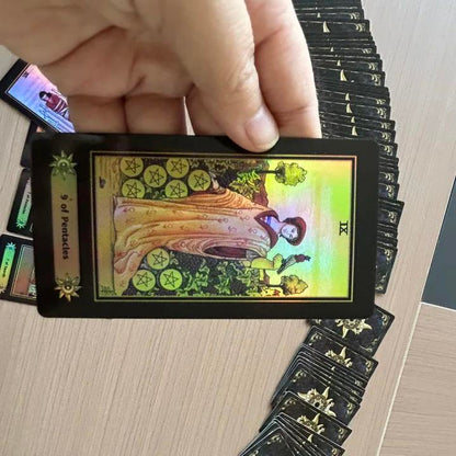 Rider -Waite Tarot card deck 11.5*6.9cm Laser craft, waterproof, dustproof and wear-resistant