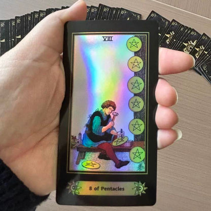 Rider -Waite Tarot card deck 11.5*6.9cm Laser craft, waterproof, dustproof and wear-resistant